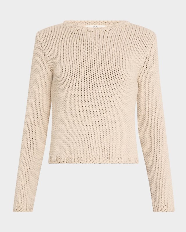 Long-Sleeve Knit Crewneck Sweat